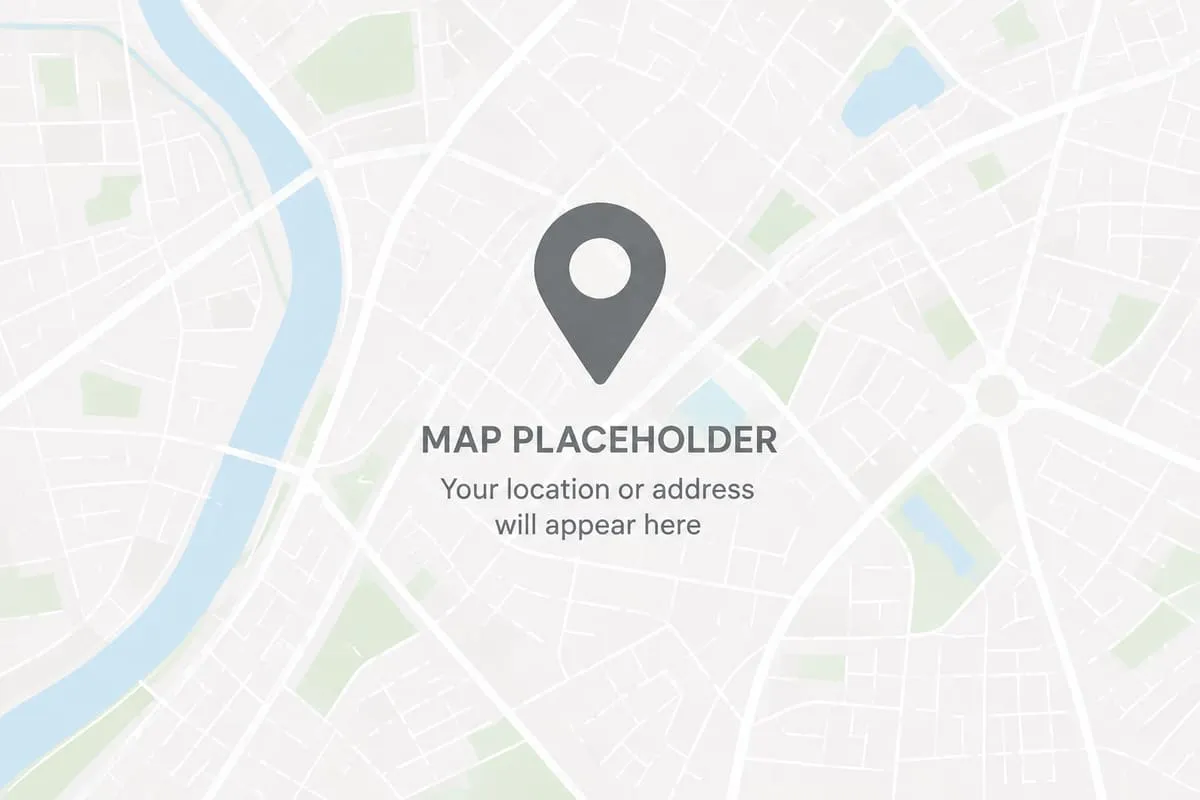 Placeholder image of a location map
