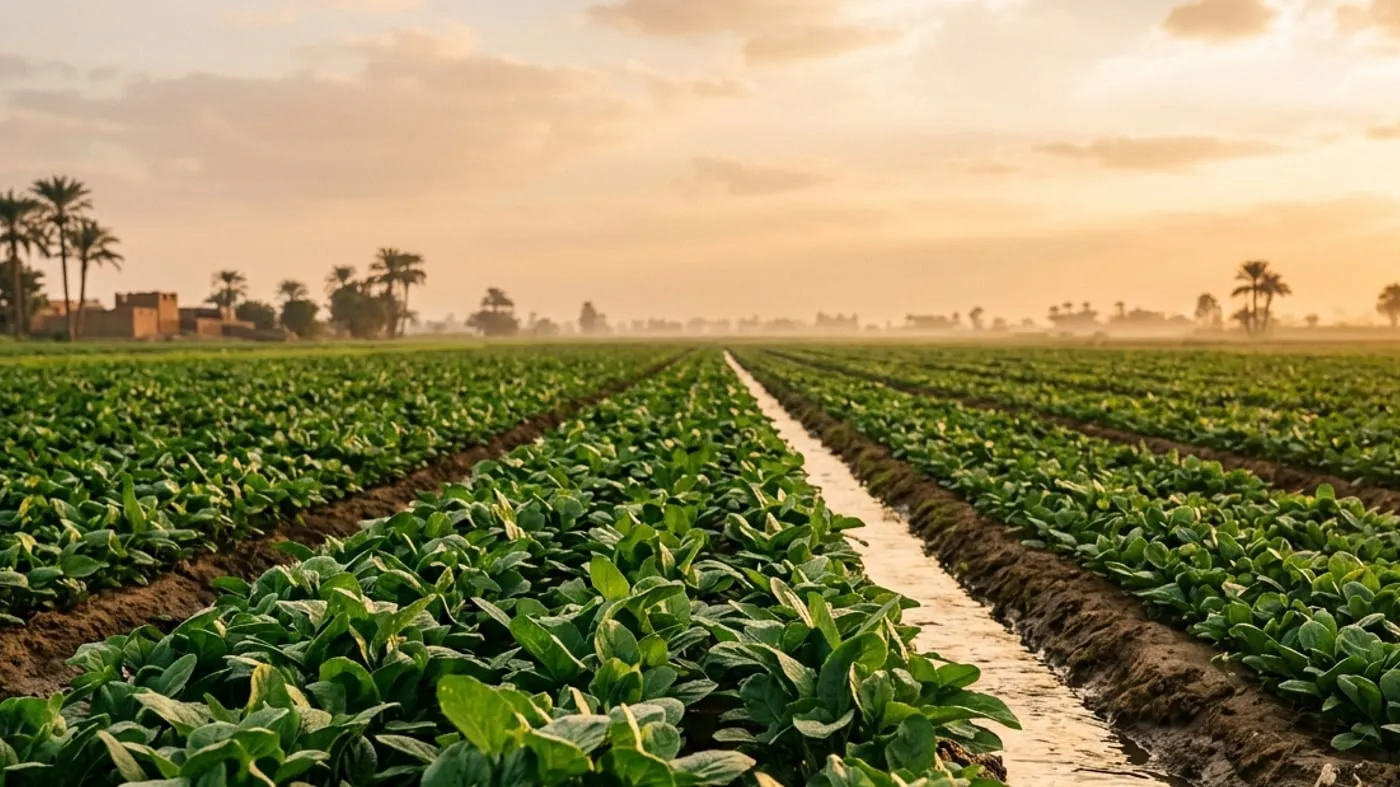 What makes the Nile Delta exceptional farmland